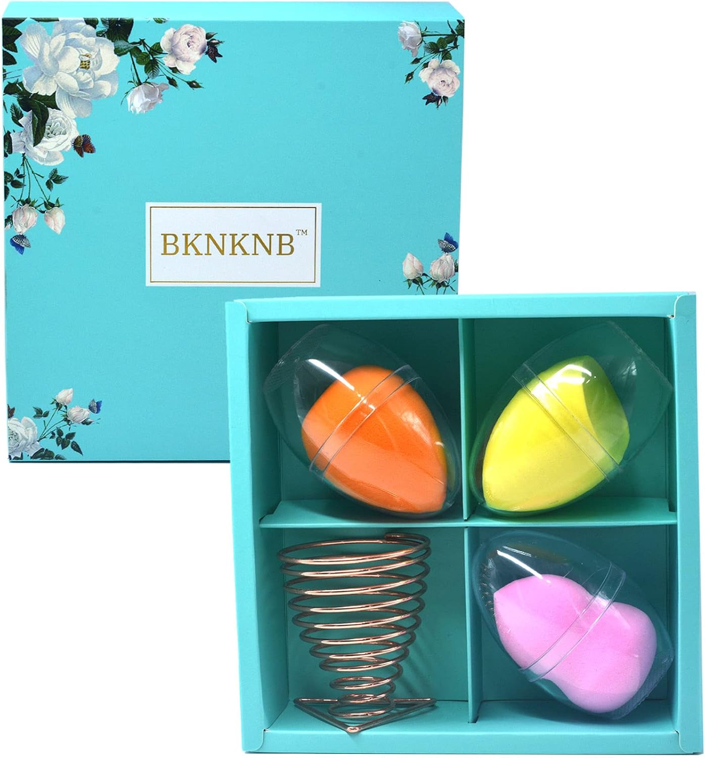 BKNKNB Makeup Sponge Set, Beauty Blender,Makeup Sponges for Foundation