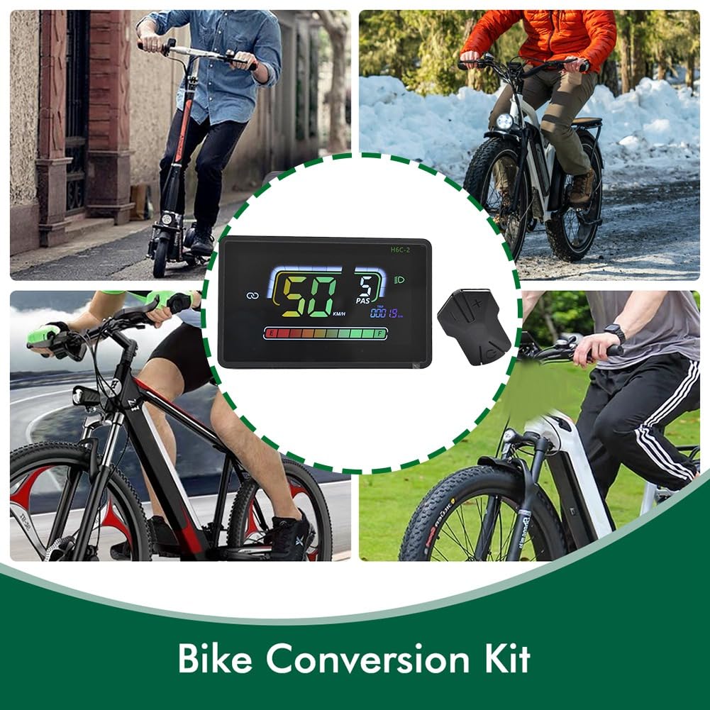 Compteur de Vitesse Bluetooth pour Vélo Électrique, Écran LCD, UART, 5 Broches