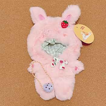 20cm ぬい服 ぬいぐるみ用 服 ウサギ うさぎ 着ぐるみ お洋服s1 10.15.20cmぬい服】うさぎの着ぐるみ♡ | COCOCO￤ ぬい服屋さん