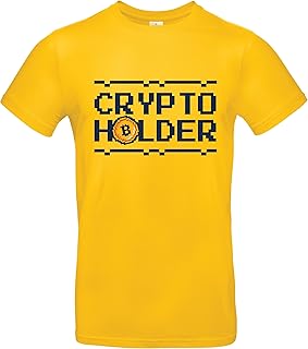 Crypto Holder Bitcoin męska koszulka kryptowaluta