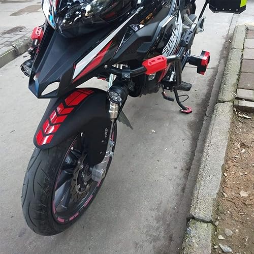 Miniatura 9 de x xotic tech Pegatina de flecha de guardabarros delantero, accesorios de cinta reflectante de advertencia, accesorios universales para motocicleta,