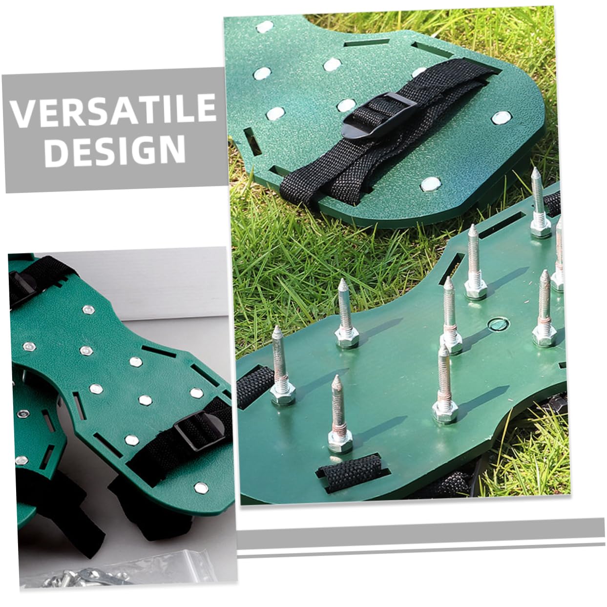 BESPORTBLE 80pezzi Scarpe Chiodate Da Giardino Con Cinturini Regolabili Per Aerare Terreno e Mantenere Prato Salute Accessori Per La Manutenzione Del Giardino Aree Verdi
