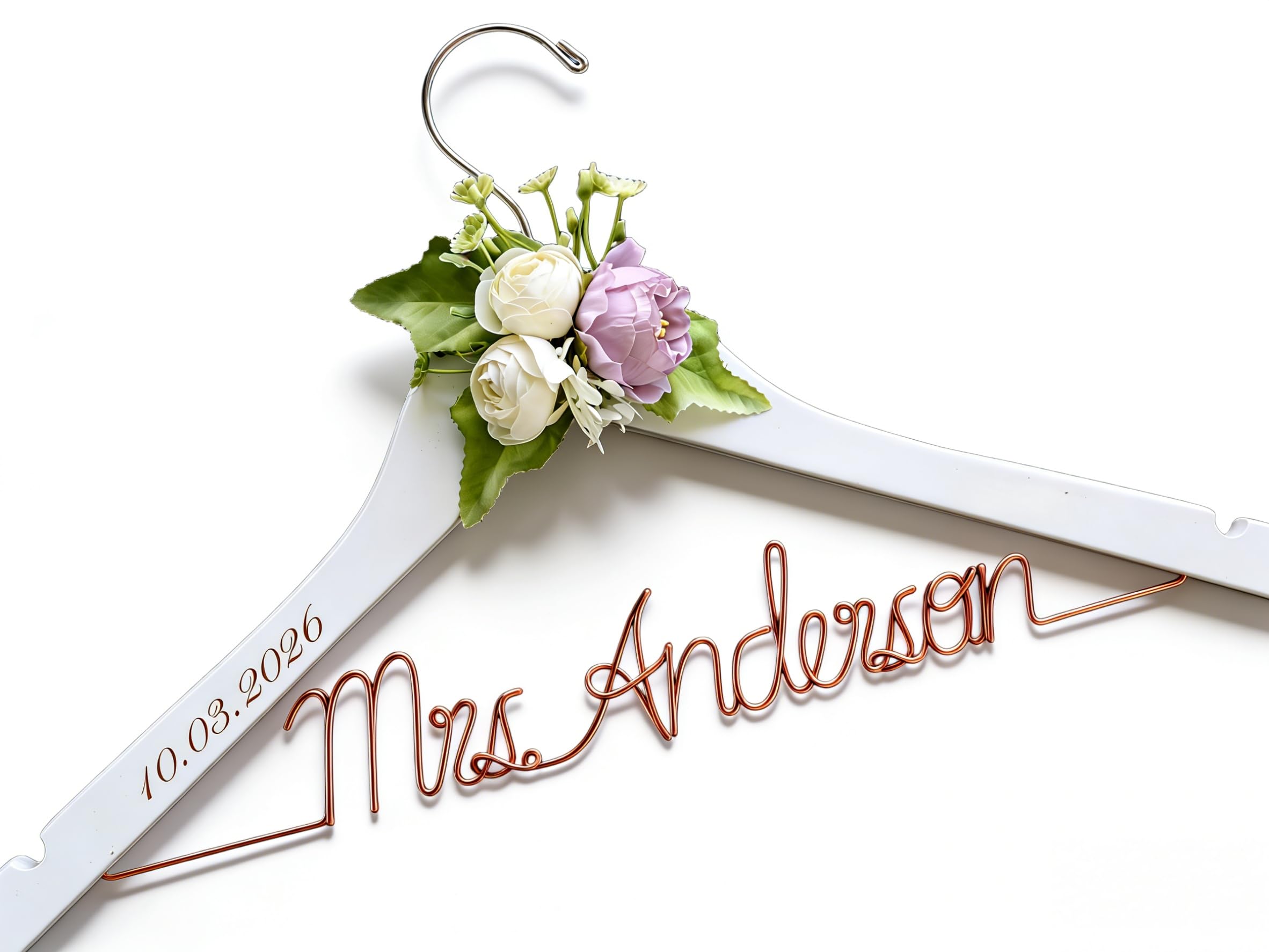 Personalized Bridal Dress Hangers | Bride & Wedding & Bridesmaid Gifts, Mr & Mrs Custom Hangars, Graduation Keepsakes | Doctor/Phd & Professional Career Hangers
