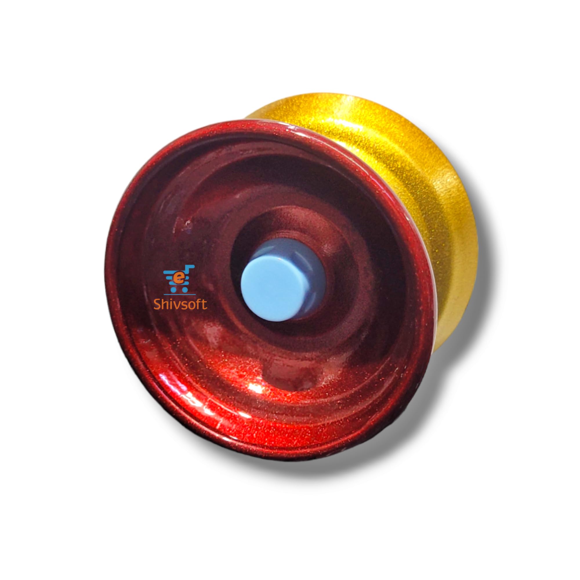 Fine Quality high Speed Metal YoYo Spiner Toy (1 pcs) Make in INDIAPack of 1--Golden&Red
