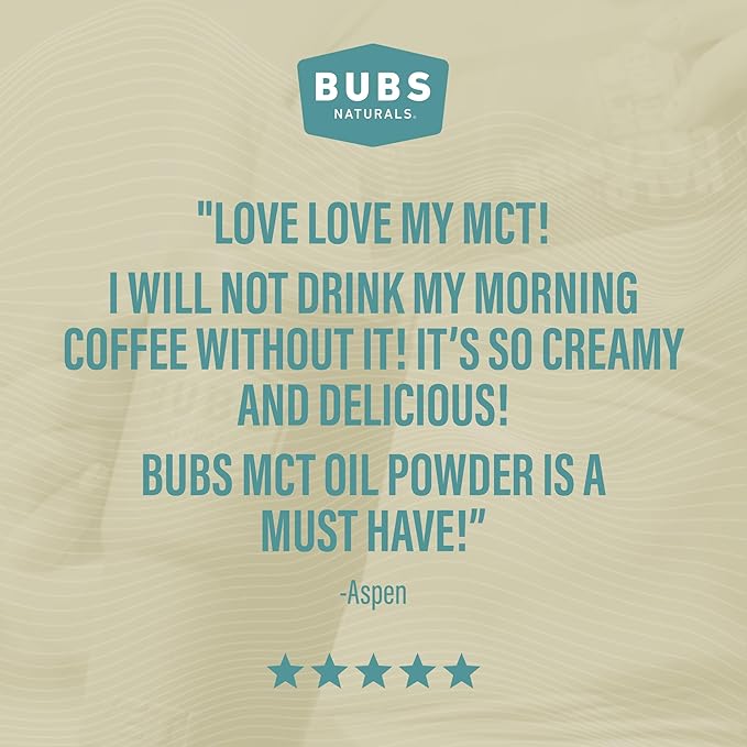 BUBS Naturals MCT Oil Powder - Aceite de Coco en Polvo - 10.6 oz miniatura 9
