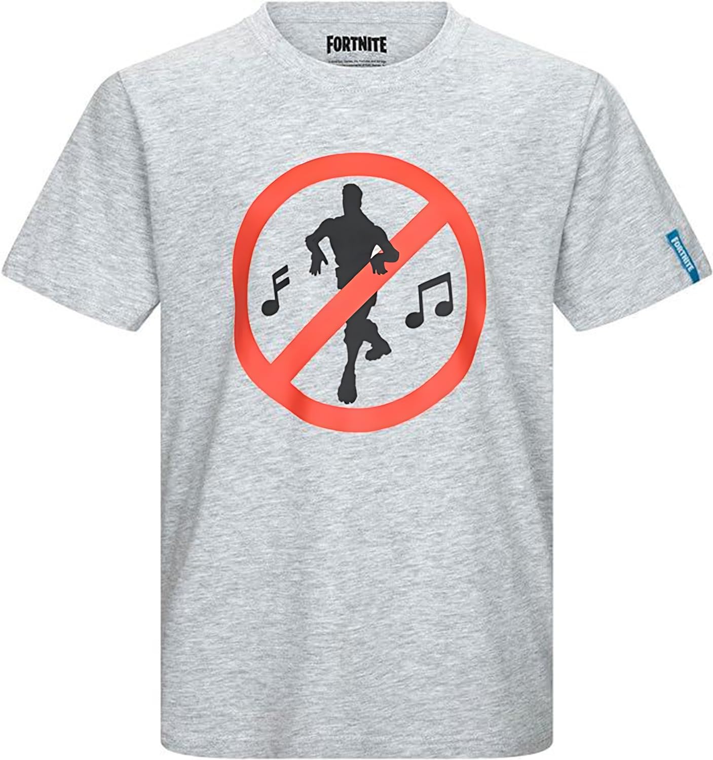 Maglietta Fortnite No Dancing – Wild Card – Grigio – Bambini 7-16 Anni - 3