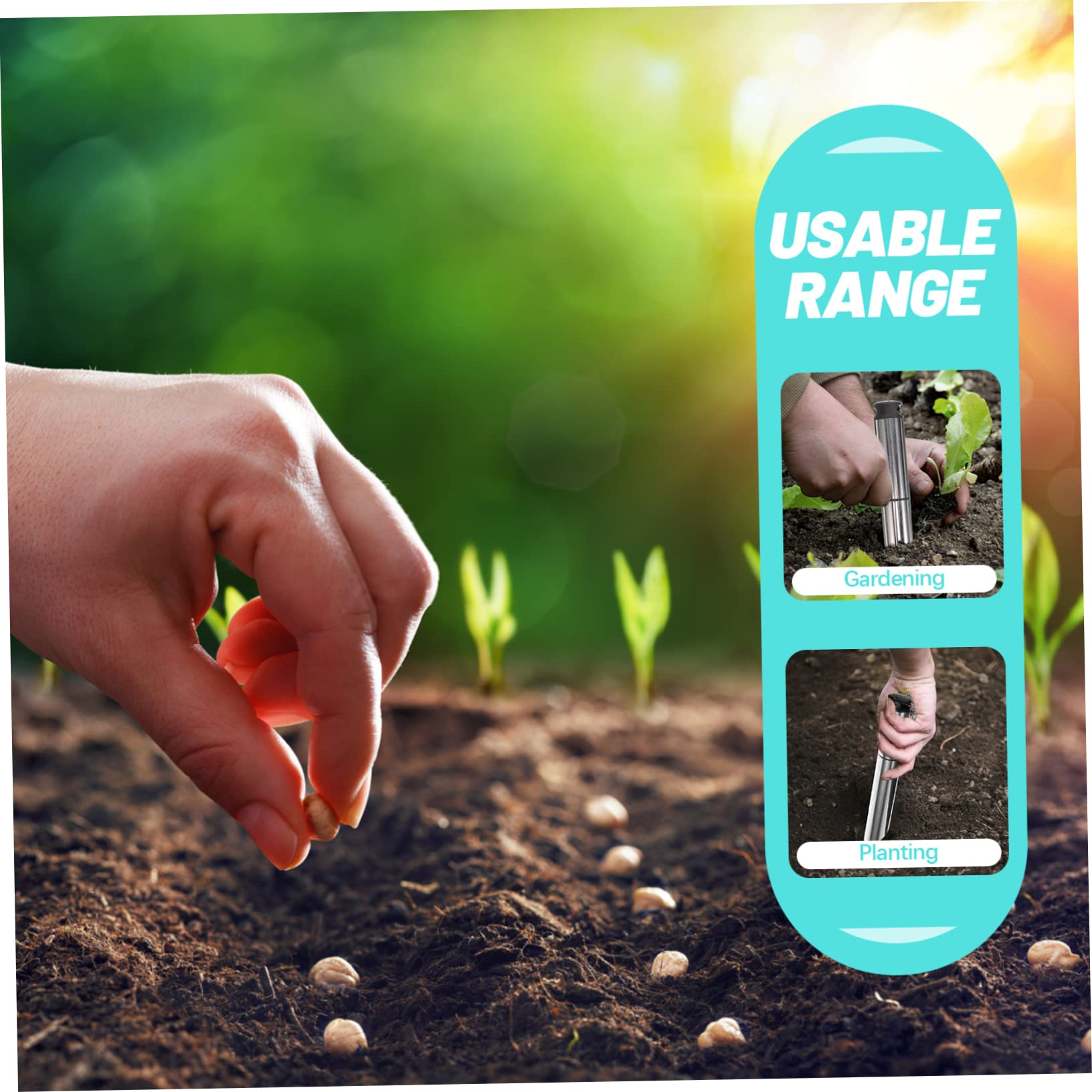Toddmomy 5pièces Outil De Jardinage Multifonction Inoxydable Transplantation Et Pratique Pour Toutes Les Terrains Pour De Jardinage