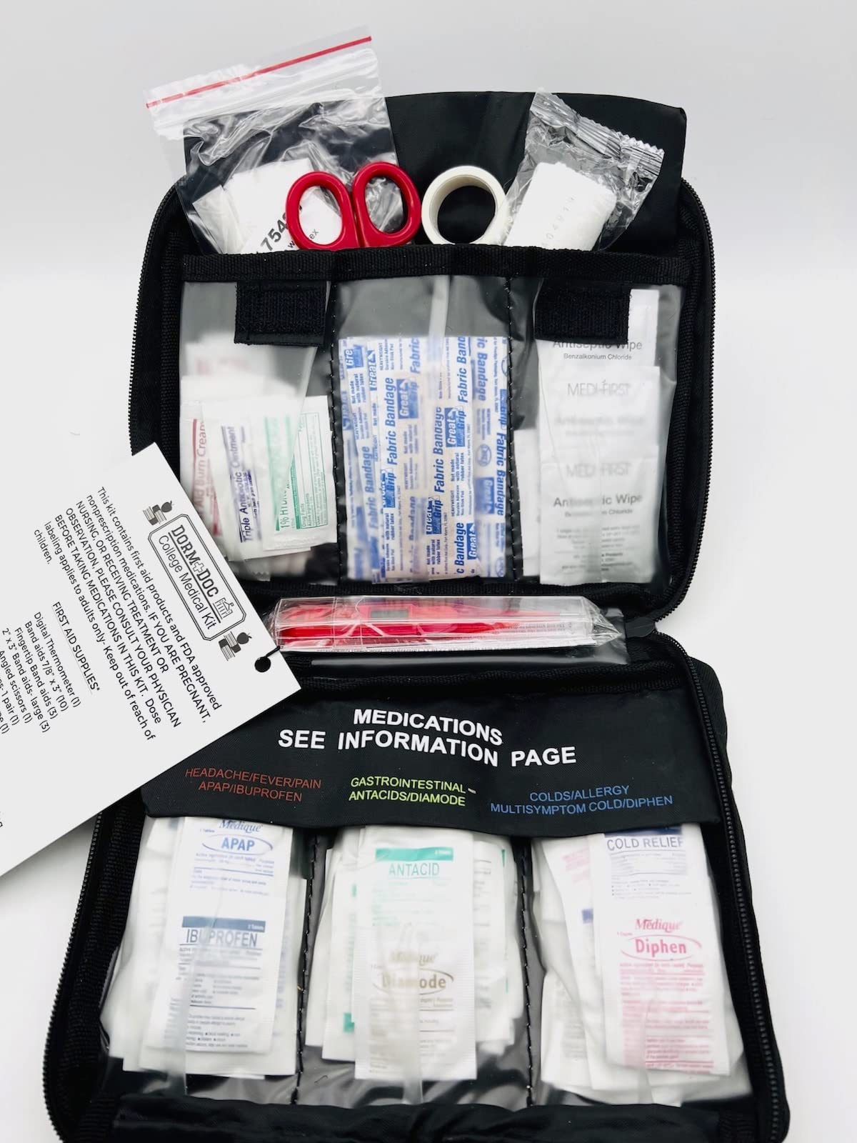 Buy DormDoc 175 Piece Emergency First Aid Kit for College Students
