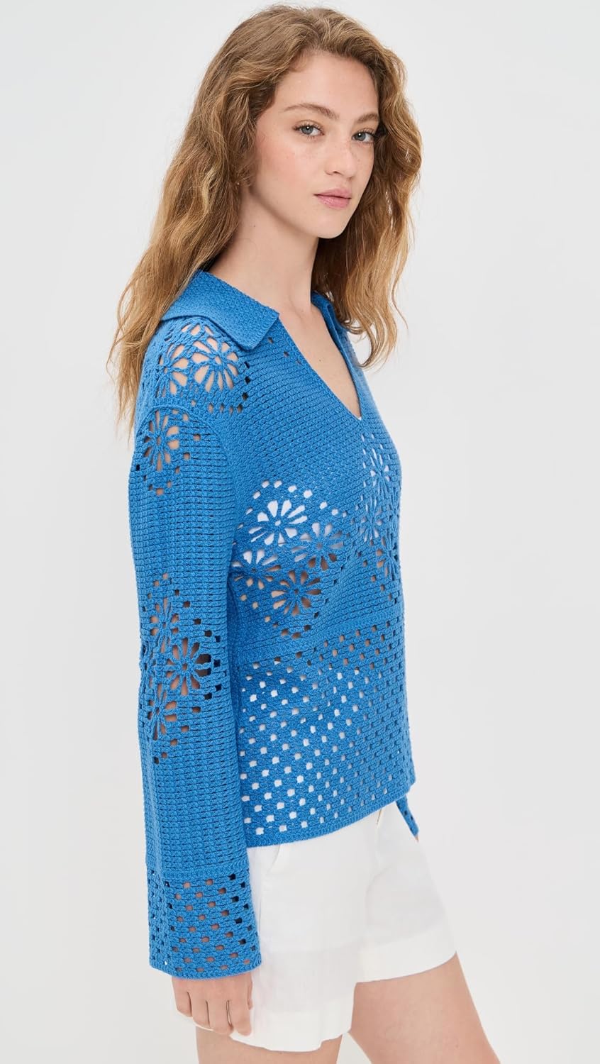 Rails Women's Louiza Crochet Sweater - Image 5