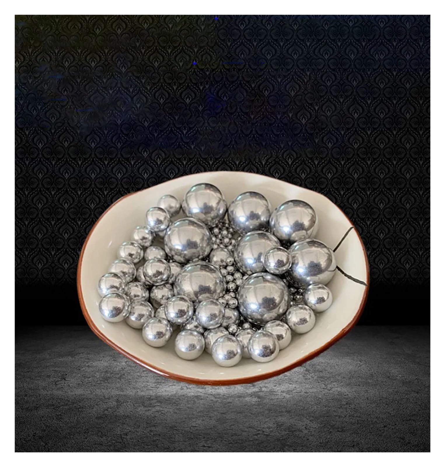 Boules en aluminium massif 0,5-30 mm, sphères de précision pures 1060/1070 lisses(12mmx50pcs)