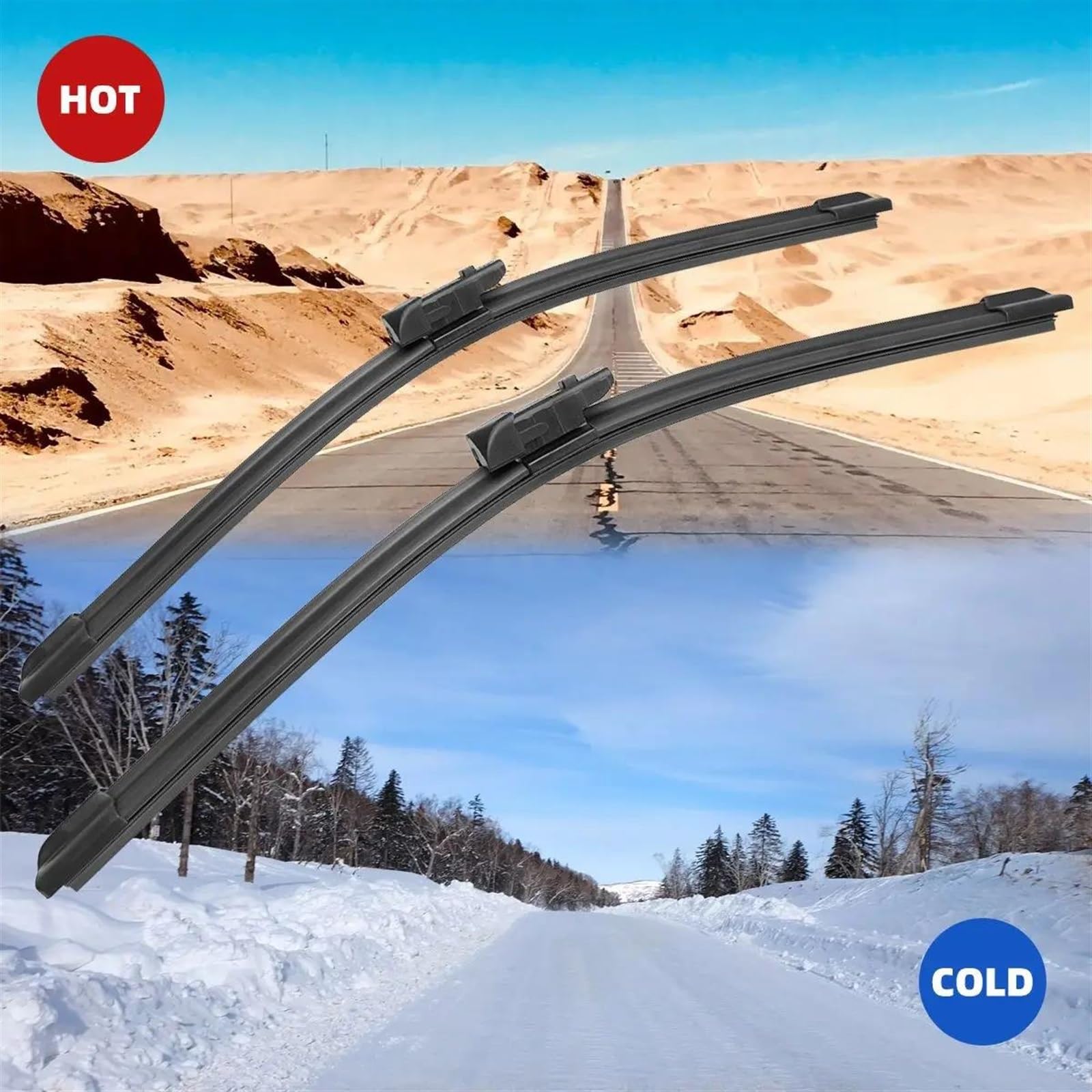 Spazzole Tergicristallo Tergicristalli Bosch Aerotwin A299S - Per Parabrezza Anteriore - 600mm E 340mm - Set Completo Tergicristalli Fiat Panda - Foto 11