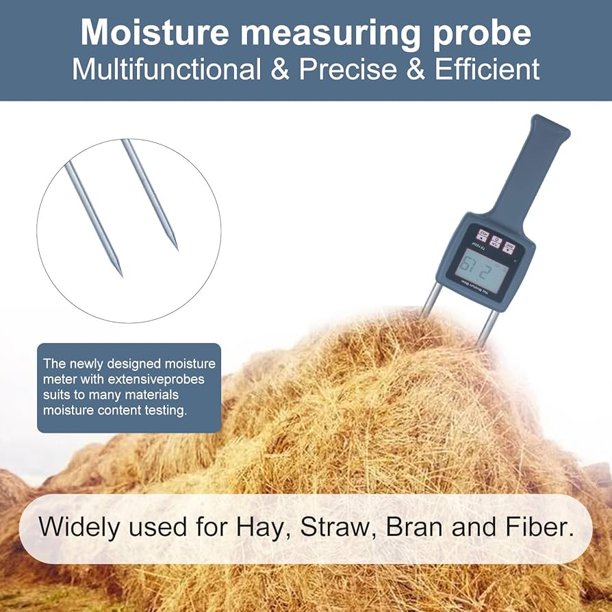 Hay Moisture Meter|straw Moisture Meter|bran Moisture Meter Tester
