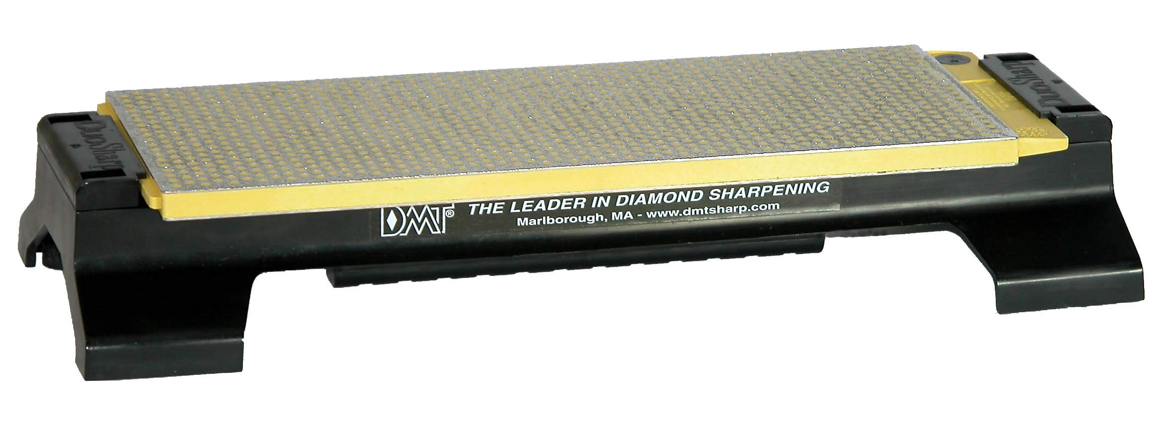 DMT W250CX-WB 10-Inch Coarse/Extra-Coarse DuoSharp Bench Stone with Base - Black