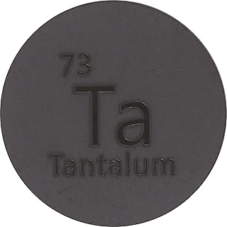 Tantalum (Ta) 27mm Metal Disc for Collection or Experiments