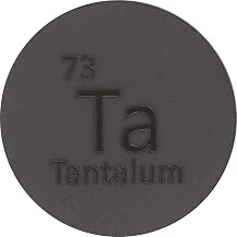 Tantalum Ta 24.26mm Metal Disc for Collection or Experiments