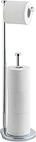 Vista 1 de SunnyPoint Free Standing Bathroom Toilet Paper Holder Stand with Reserve, Reserve Area has Enough Space for Jumbo Roll (Chrome)