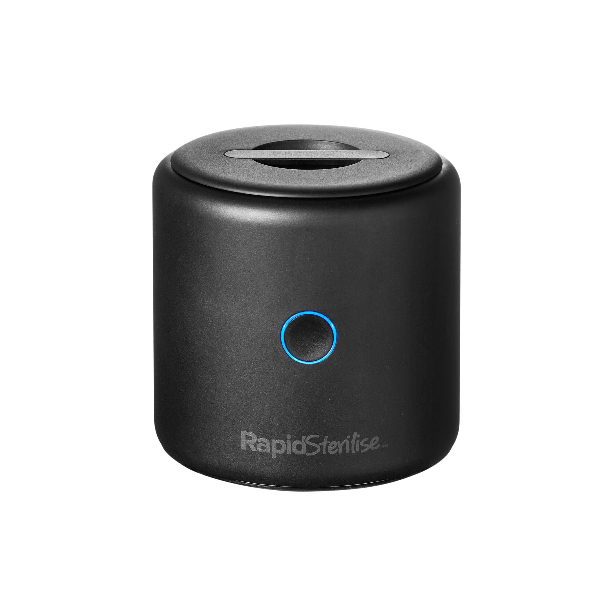 Nuby RapidSterilise Portable UV Steriliser, Made for RapidCool ONLY - 70 Uses per Charge | Auto Shut-Off | Kills 99.9% of Bacteria (Black)