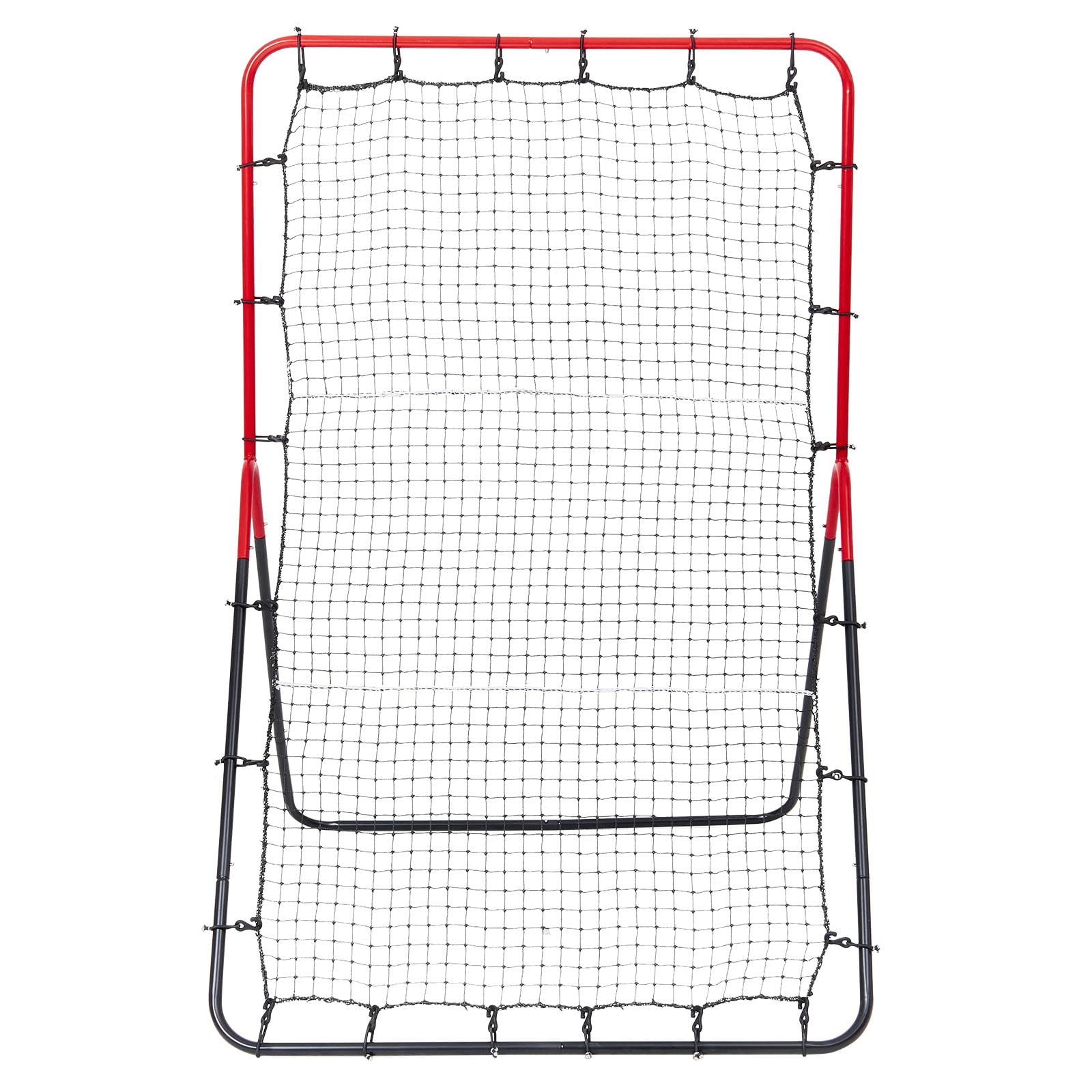 VEVOR Filet de Rebond pour Baseball et Softball, 914 x 1372 mm, Filet de Lancement de Baseball à 3 Voies, entraîneur de rebondissement de Lanceur de Baseball, pour la Pratique du Terrain et du Lancer