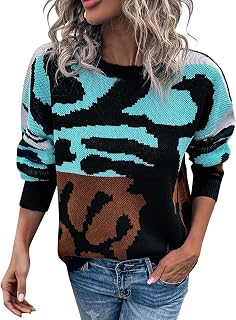 MUDUH Fleece Pullover Sweatshirts for Men Women Solid Color Long Sleeve Top Fashion Solid Color Round Neck Knit Sweater