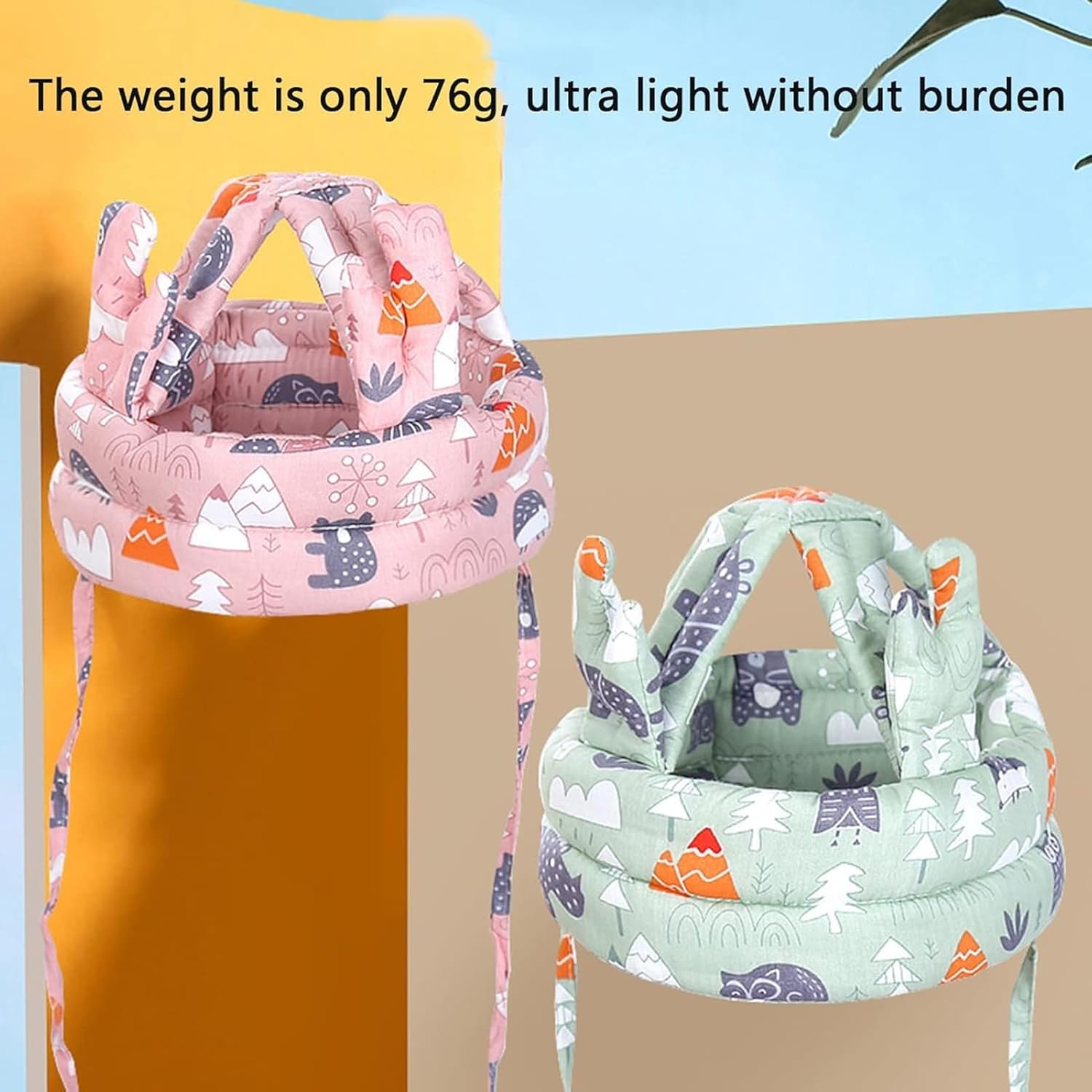 Head Protector for Baby Walking Baby Head Protector Head Cushion Bumper Bonnet Soft Headguard for Toddler Walking Crawling Running, infant helmet 984861