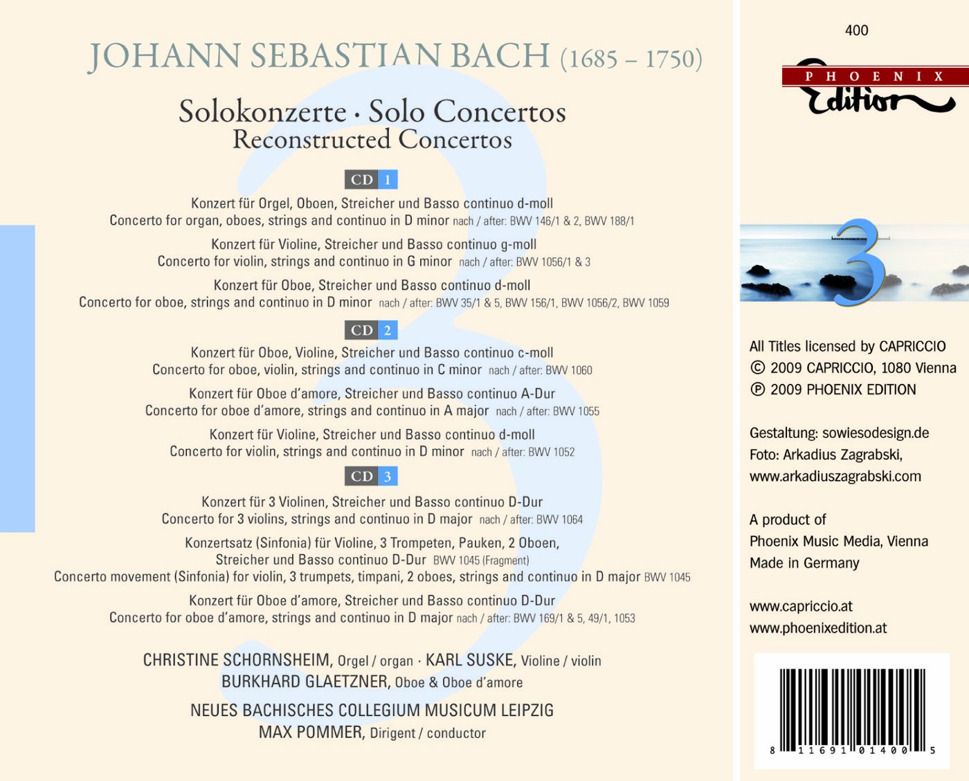 Solo Concertos. Solokonzerte