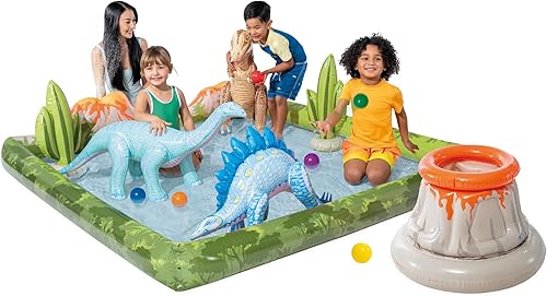 Miniatura 8 de INTEX Friendly Octopus Piscina Inflable para Niños: Piscina Inflable para Niños con Rociador de Agua y Tobogán – Almohadilla para Salpicaduras – 92