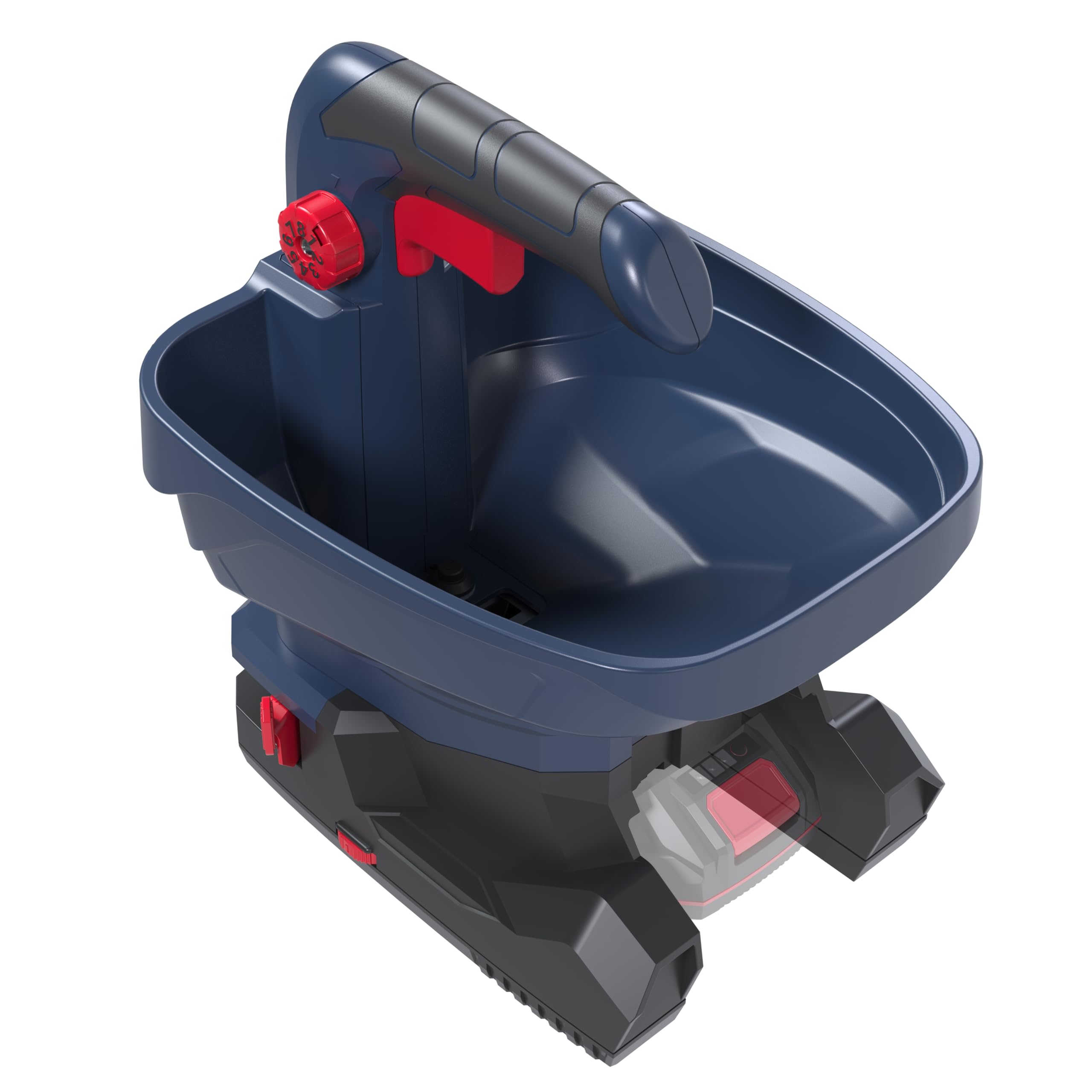 Güde Akku Universalstreuer GUS 18-0 (18 V, 5 m Streubreite, 6 Geschwindigkeitsstufen, 8 Streumengenstufen, 6 Streubreitenwinkel, 3,3 Liter Fassungsvermögen, ohne Akkupack und Ladegerät)