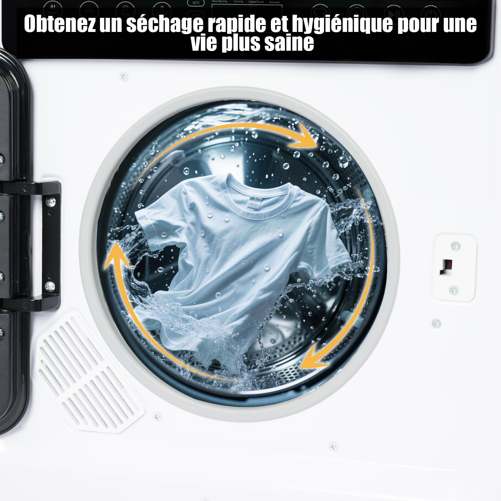 LEADZM Mini Seche Linge Electrique 3 kg (GDZ40-418E)