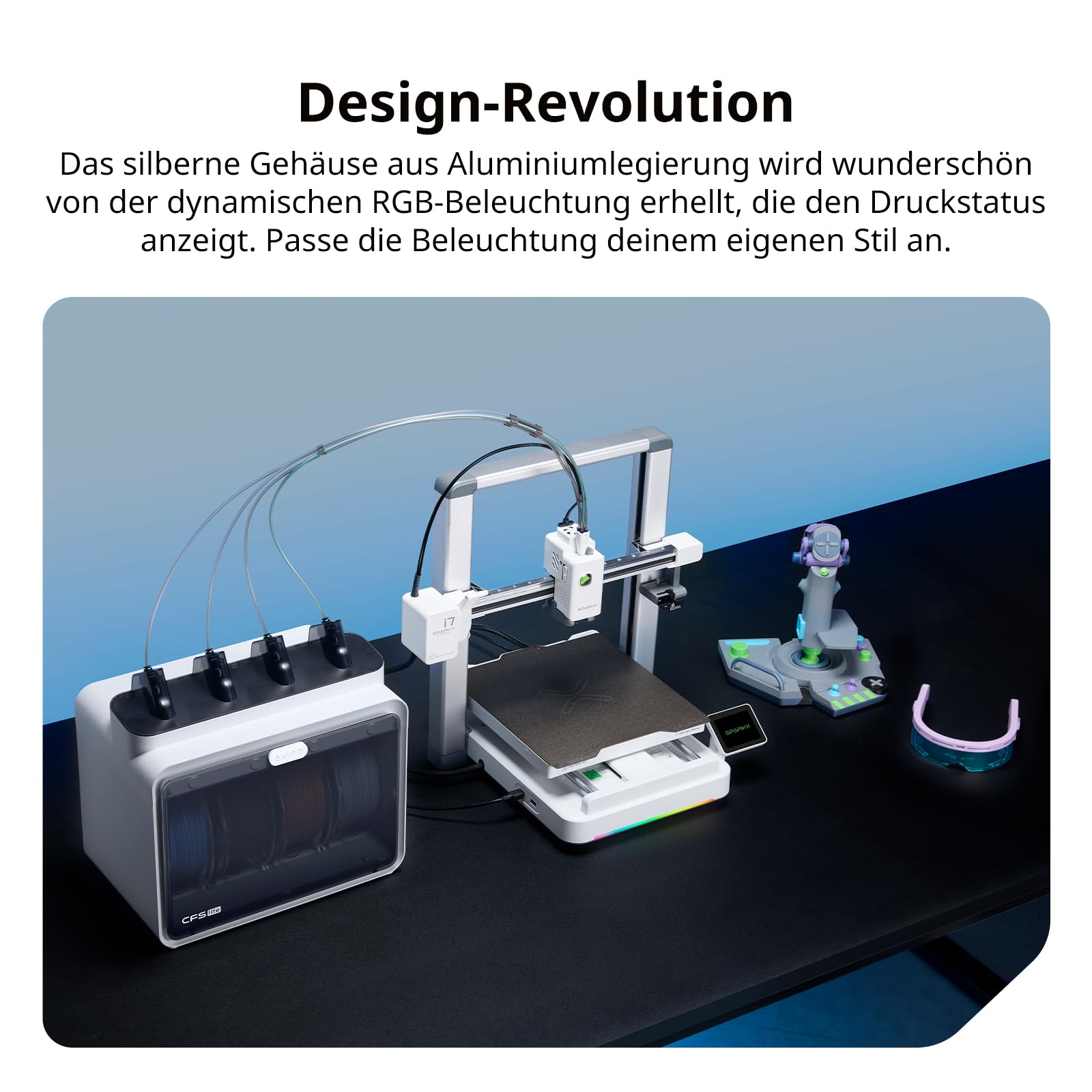 Creality SPARKX i7 Combo Autofill drukarka 3D, modelowanie 3D AI do zdjęć, gotowe do drukowania w kolorze, automatyczne poziomowanie, drukarka 3D FDM dla początkujących