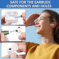 Vista 7 de Ordilend Kit de limpieza para iPhone para limpiador de puerto de carga, multiherramienta de reparación de limpiador de iPhone, cable Lightning, kit