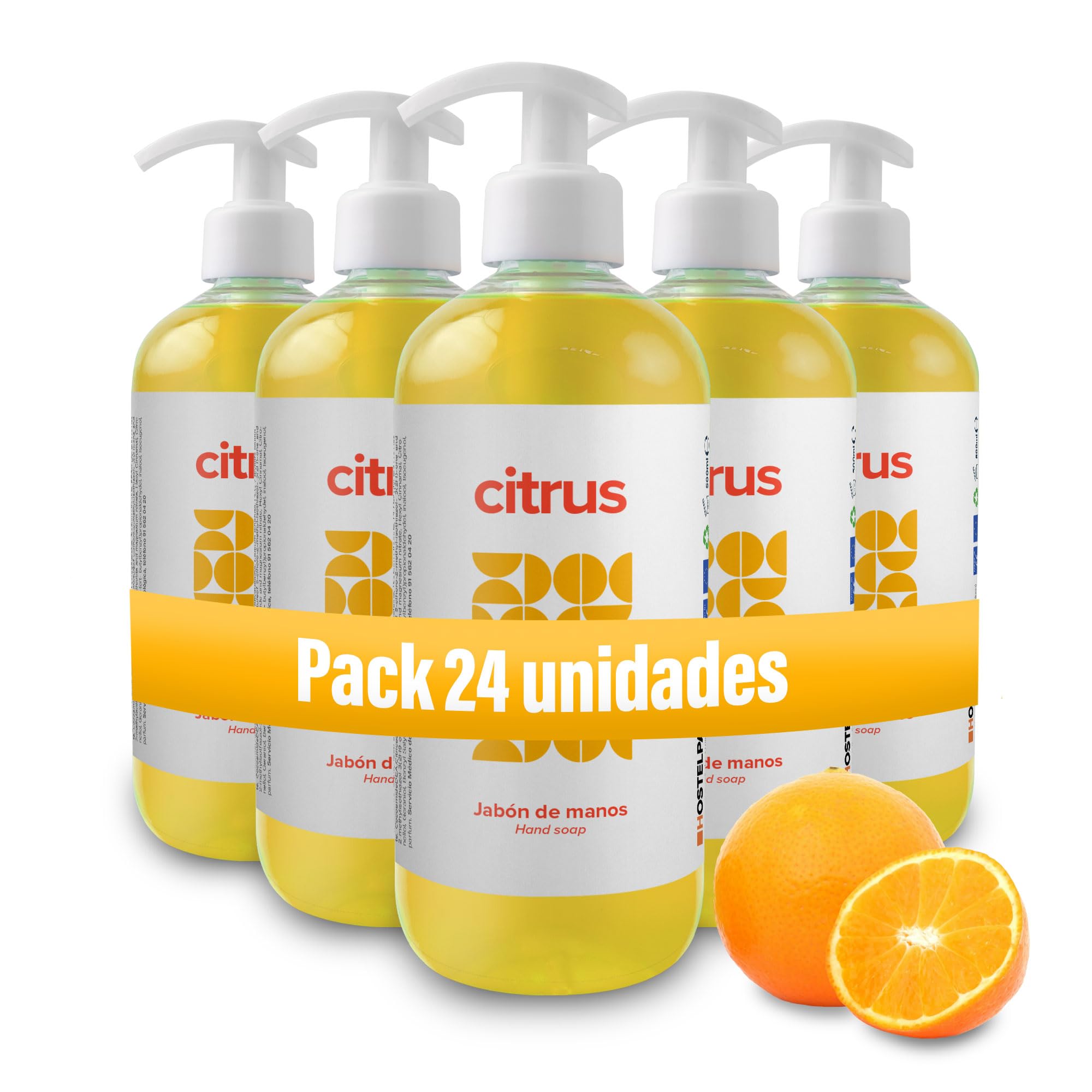Jabón de manos Colección Citrus 500 ml (Caja de 24 botellas)