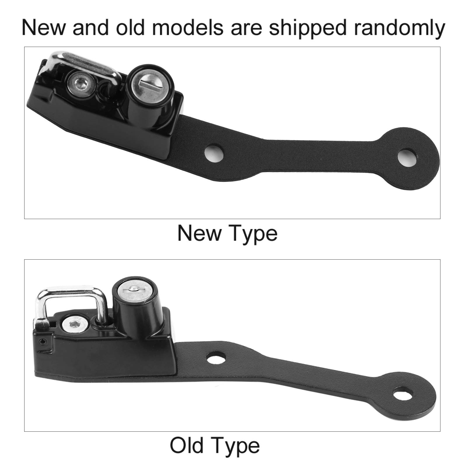 Motorcycle Helmet Lock Heavy Duty CNC Aluminum Alloy Anti Wear Secure Helmet Hanger Compatible with S1000R S1000XR S1000RR HP4 2009 2018 Includes 2 Keys