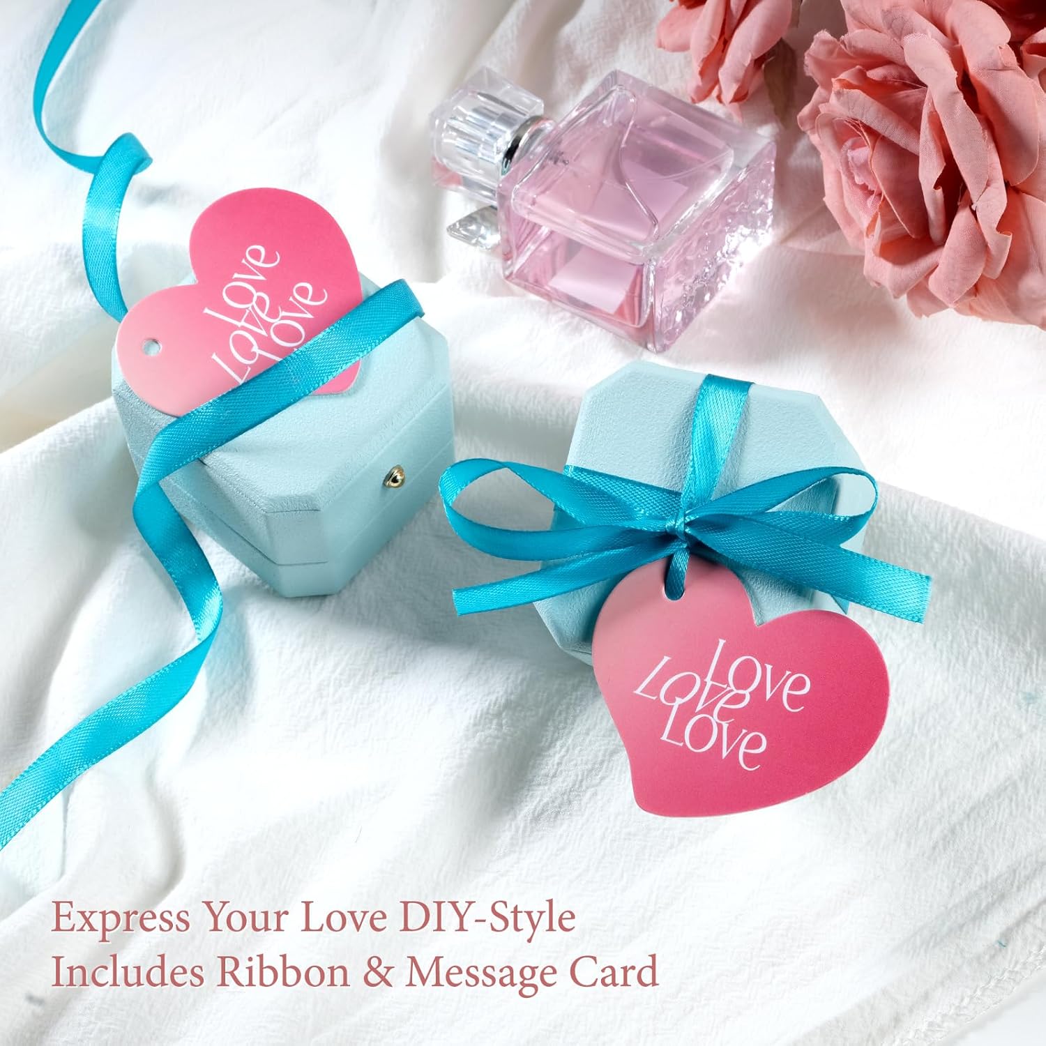 KRKC&CO Lab Grown Moissanite Earrings for Women, S925 Sterling Silver Stud Earrings, Mother's Day/Anniversary/Valentine's Day/Birthday/Wedding Gift, 4P, 1.0 Carats(0.5ct *2)，White Gold Plated - Image 2