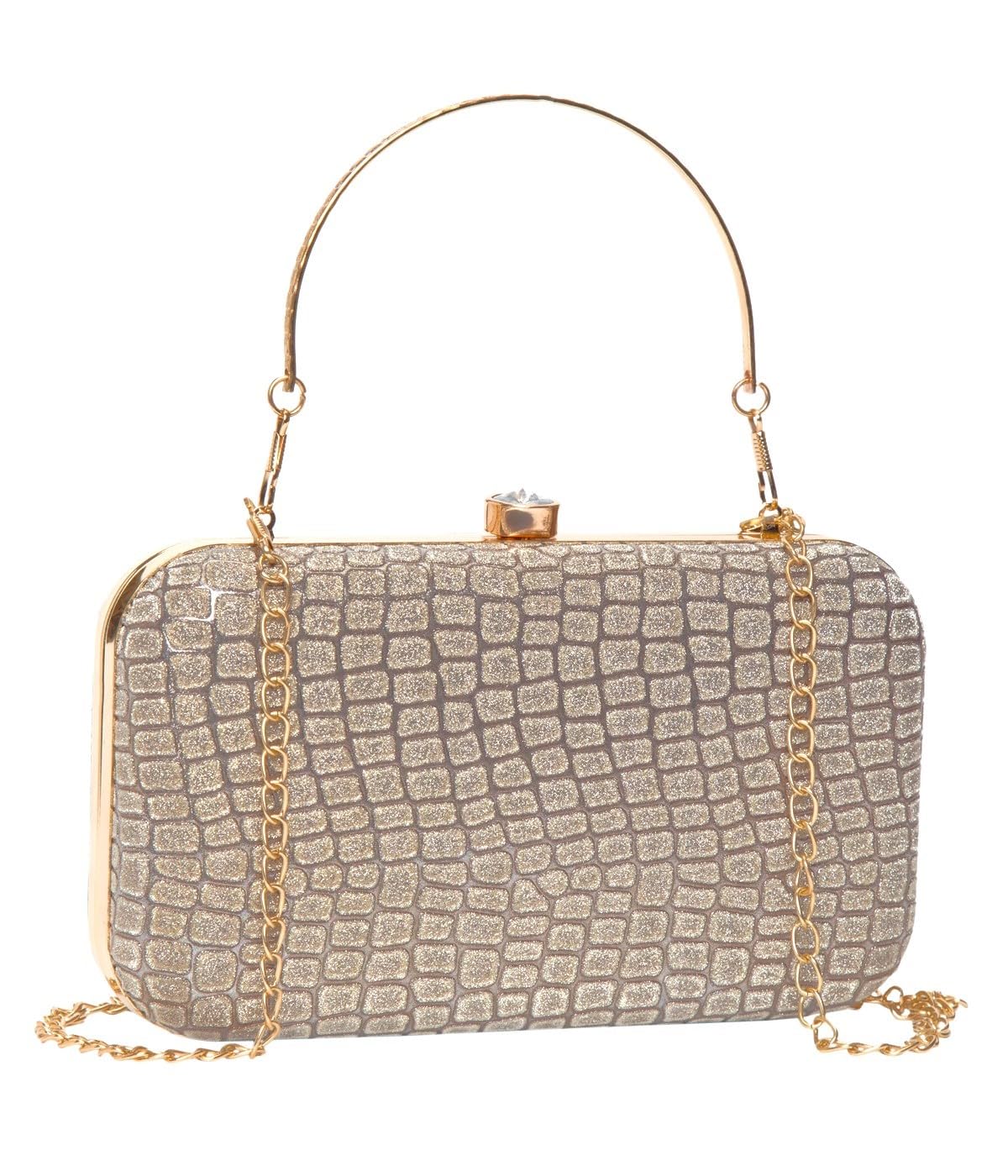 ADISA textured formal party clutch with gold chain for women and girls (CL104-ANTI) (B0CS3QKDKG) Amazon Price History, Amazon Price Tracker