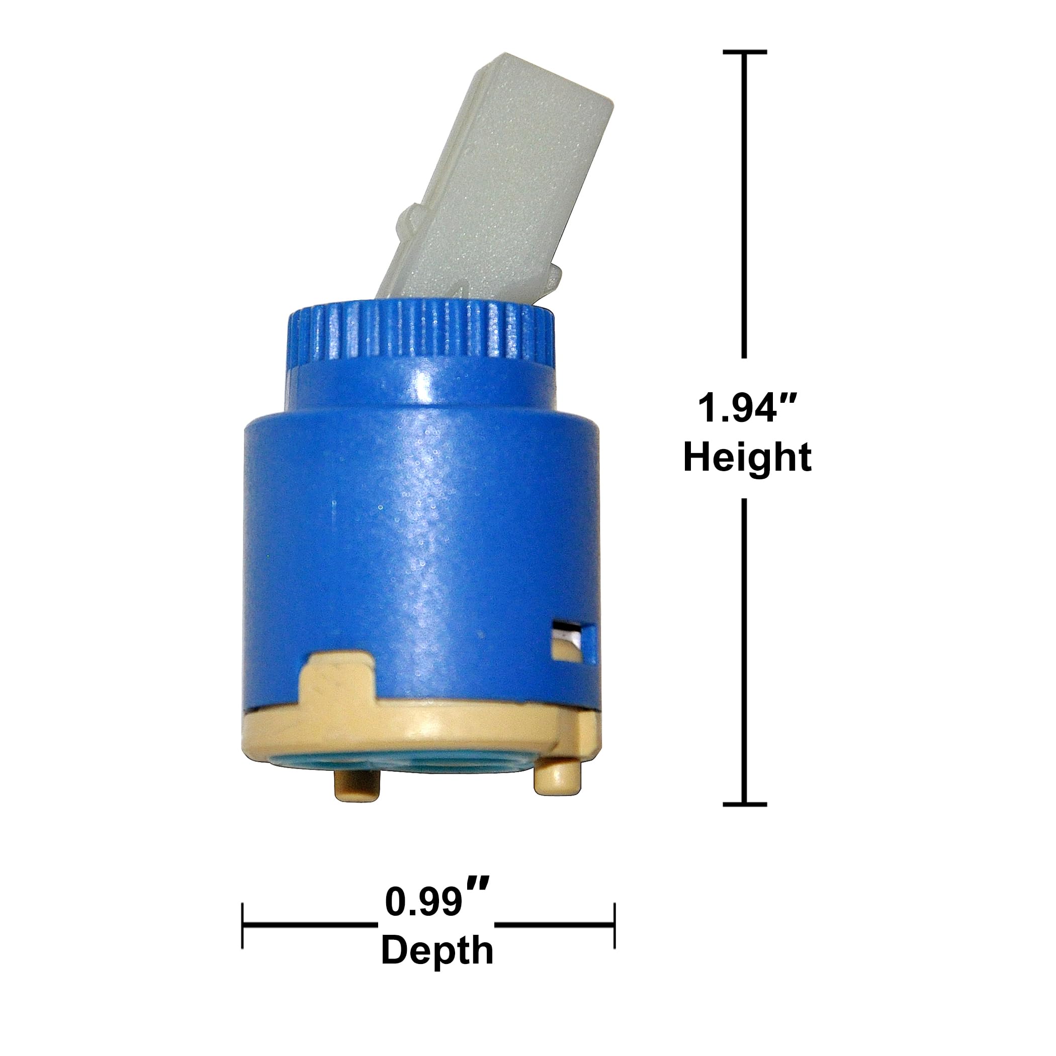 Danco 89902 Ceramic Cartridge For Aquasource & Glacier Bay Single-Handle Faucets – Leak Repair