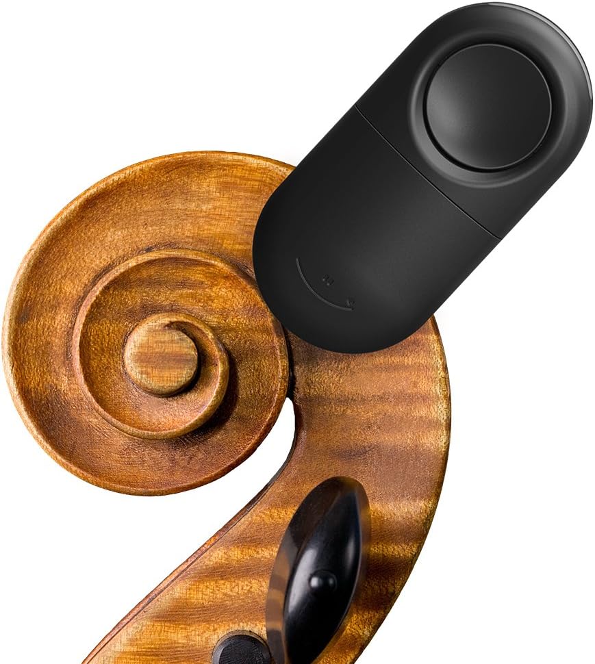 Plus (Black) - Bluetooth Tuner for Violin - The Best Practice Tool for Violin