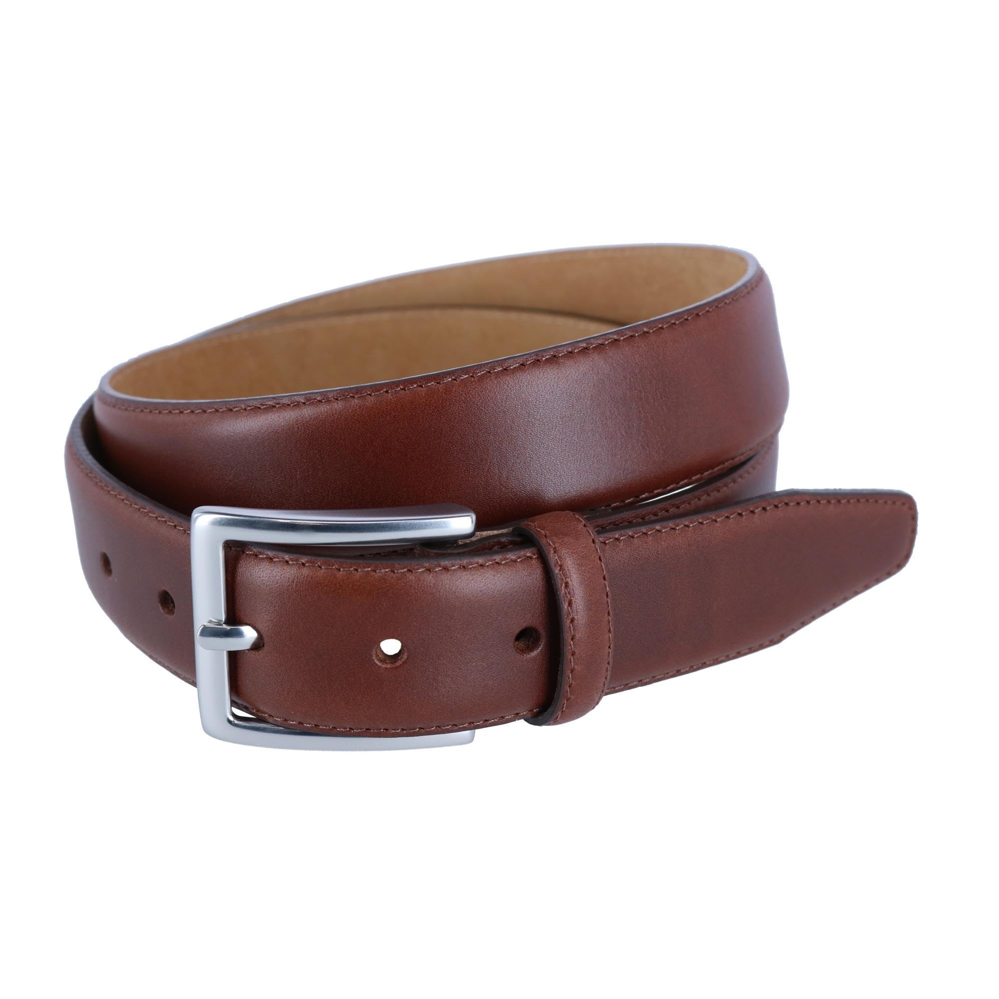 Trafalgar Men's Calfskin Dress Belt - 1 3/8 inches wide (35mm) - The Orion Belt