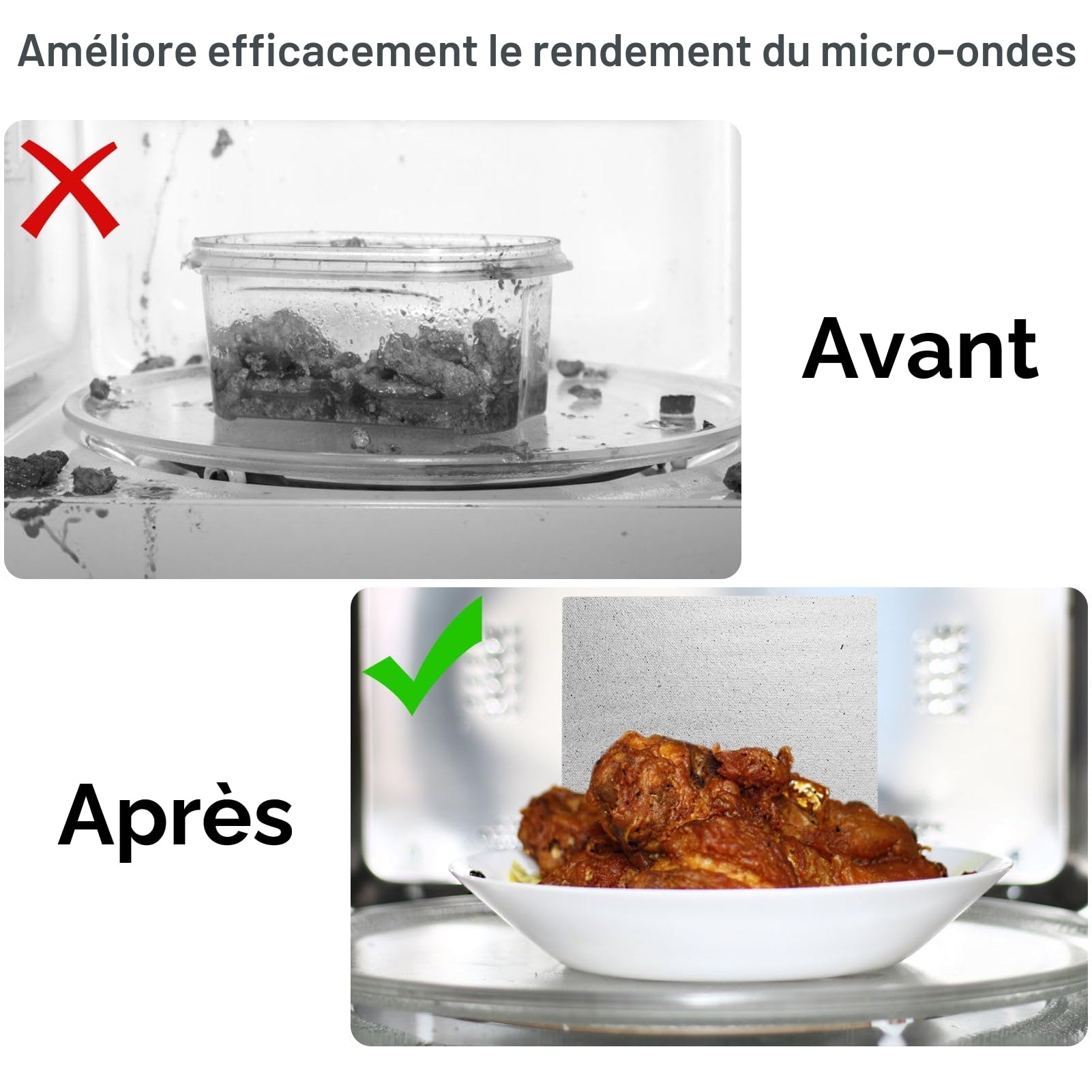 Plaque Mica pour Micro-Ondes 15x12cm Universelle Isolation Thermique Remplacement