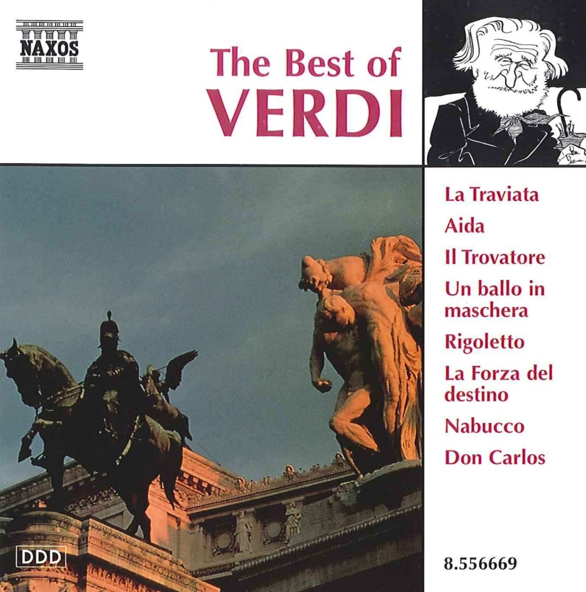 Giuseppe Verdi - The Best of Verdi (Naxos) CD Album