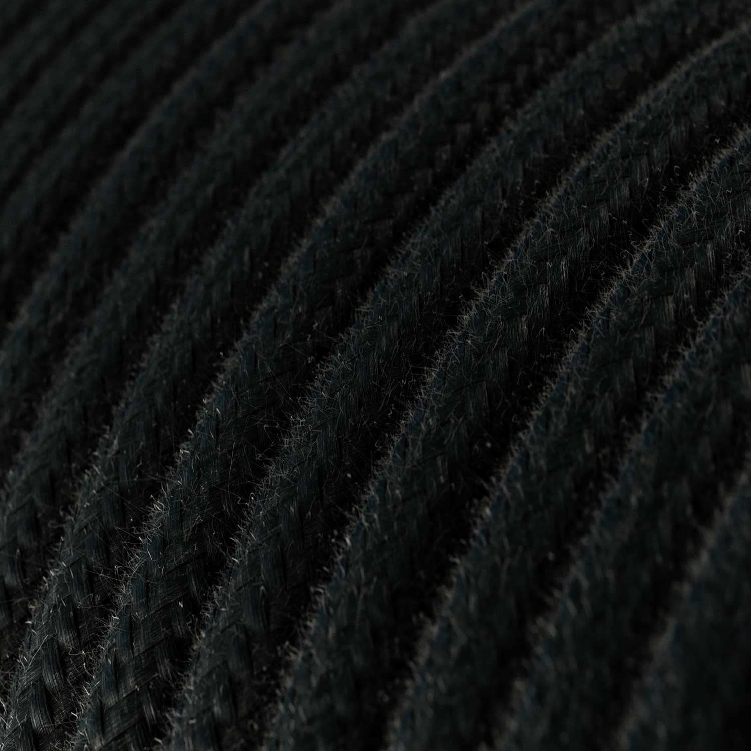 Lámpara colgante hecha en Italia con cable textil, pantalla Dome y detalles metálicos - Con bombilla, Cobre