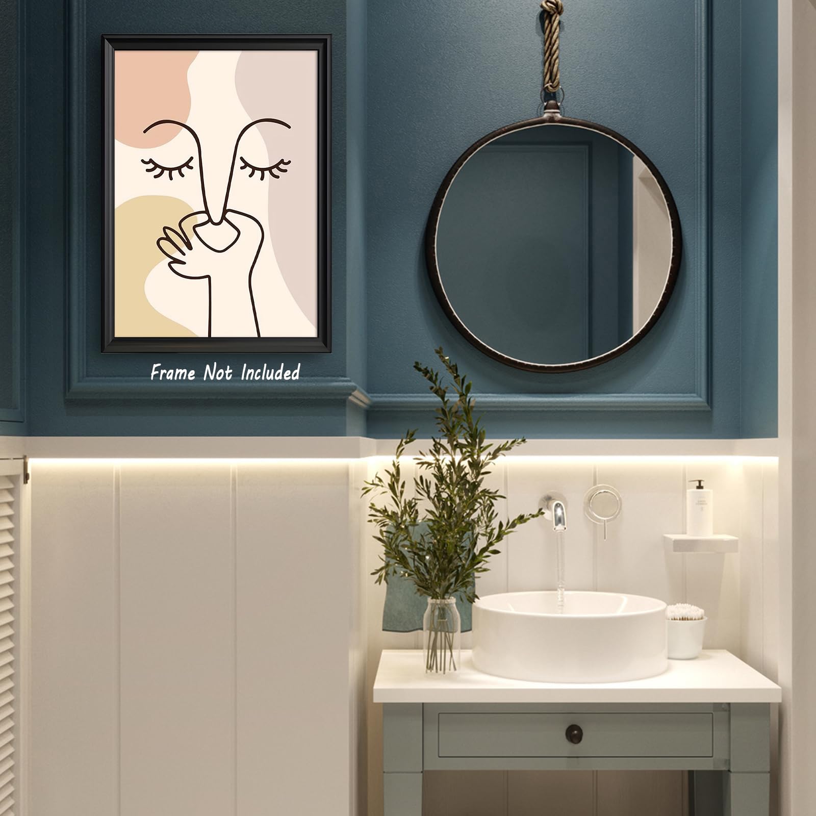 Affiche Murale Humour Victorien Pour Salle De Bain – Sans Cadre, 45,7 X 30,5 Cm, Décoration Vintage, Résistante à L’humidité, Toile Imprimée Haute Définition