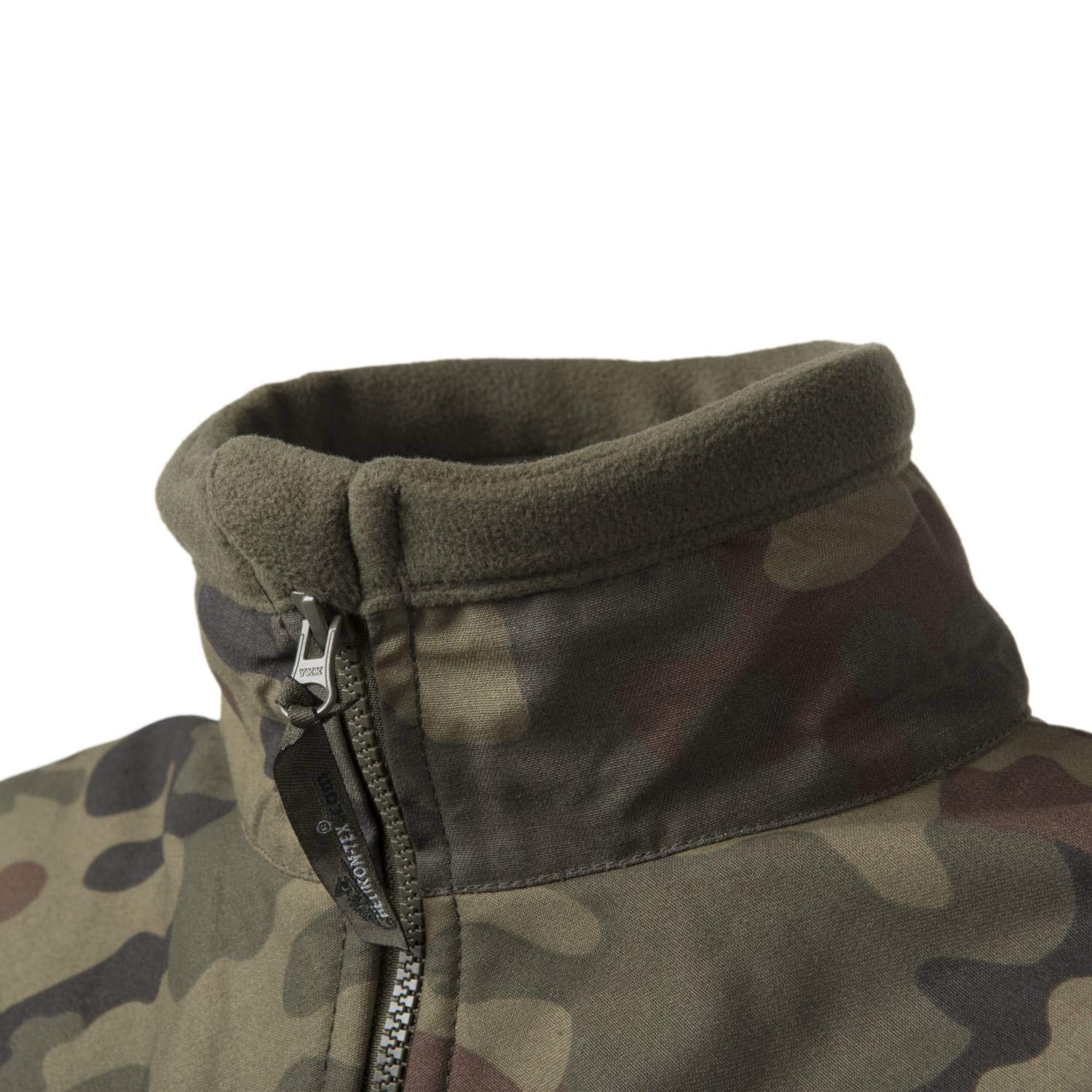 Helikon Hombres Infantry Duty Vellón Chaqueta Negro / PL Woodland