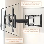 68Pcs Universel TV Kit à vis pour le montage du matériel - M4 M5 M6 M8 Vis, compartiments et rondelles pour la plupart des téléviseurs/moniteur VESA Montez, TV Monter les vis de remplacement avec la boîte jusqu'à 80"