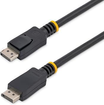 15ft 4.6m DisplayPort 1.2 Cable - 4K x 2K Ultra HD VESA Certified DisplayPort Cable - DP Video/Display Cord - Latching DP Connectors