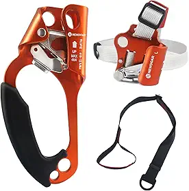 NewDoar Braçadeira de corda para corda de 8 ~ 12 mm com certificação UIAA & CE para ascender à mão, escalada em árvores, arborista, rapel