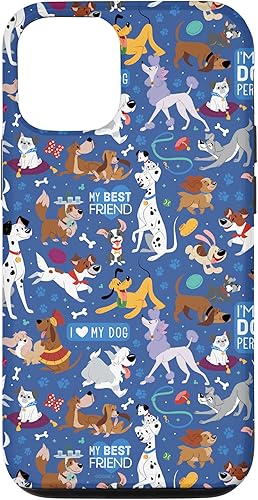 Miniatura 28 de Funda azul para iPhone 16 Disney Dogs I Love My Dog