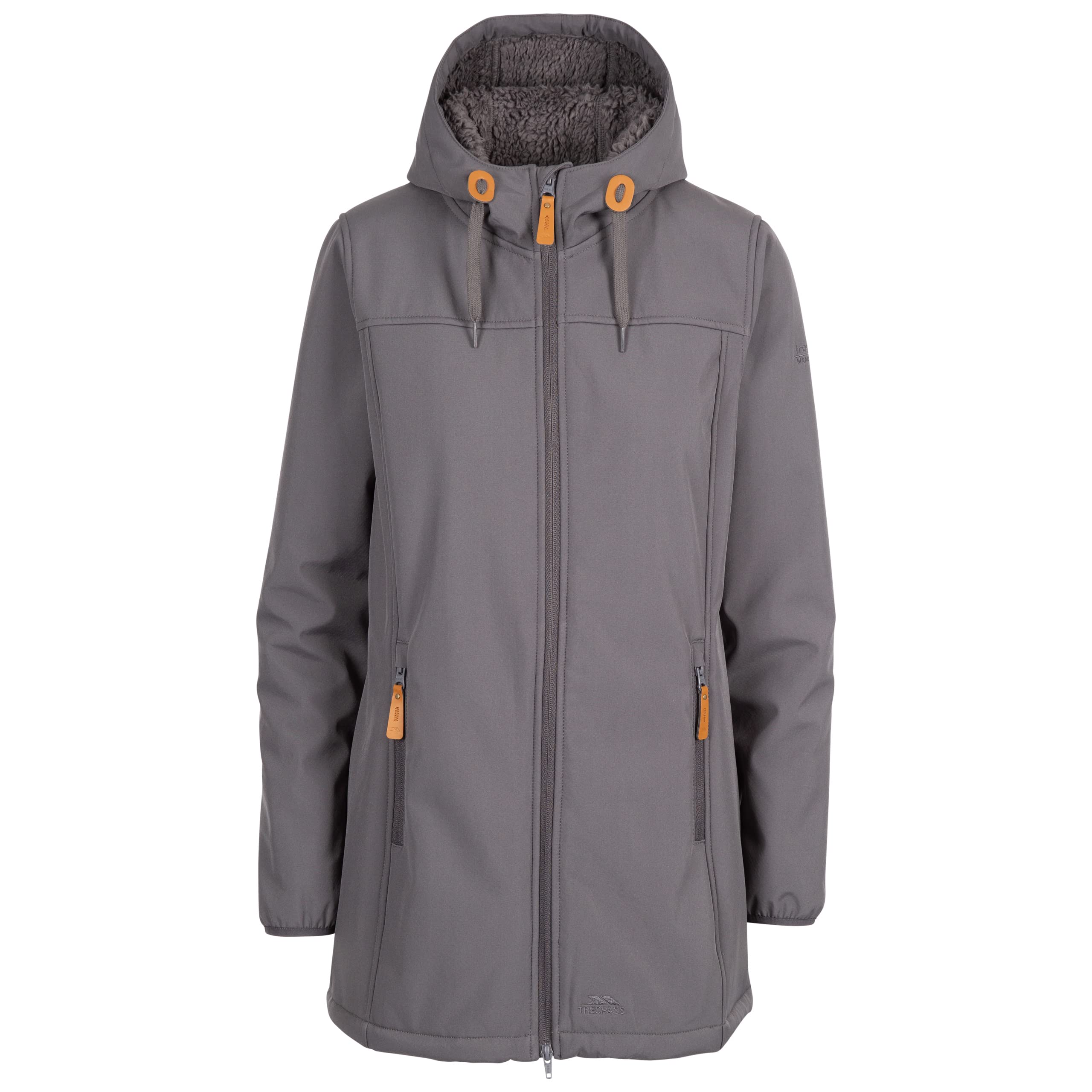 Trespass Women's Carbon Softshell Jacket Water Resistant Windproof Outdoor Coat Kristen