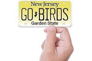 Go Go Birds: Show Your Jersey Pride with Vibrant License Plate Bumper Stickers