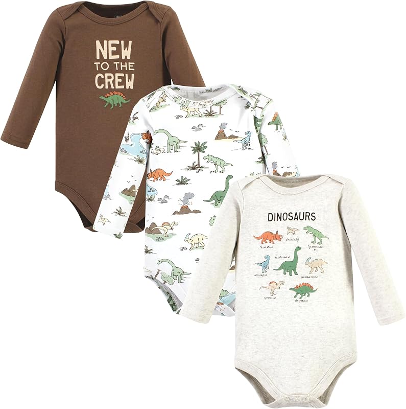 Hudson Baby Body unisex de algodón para bebé
