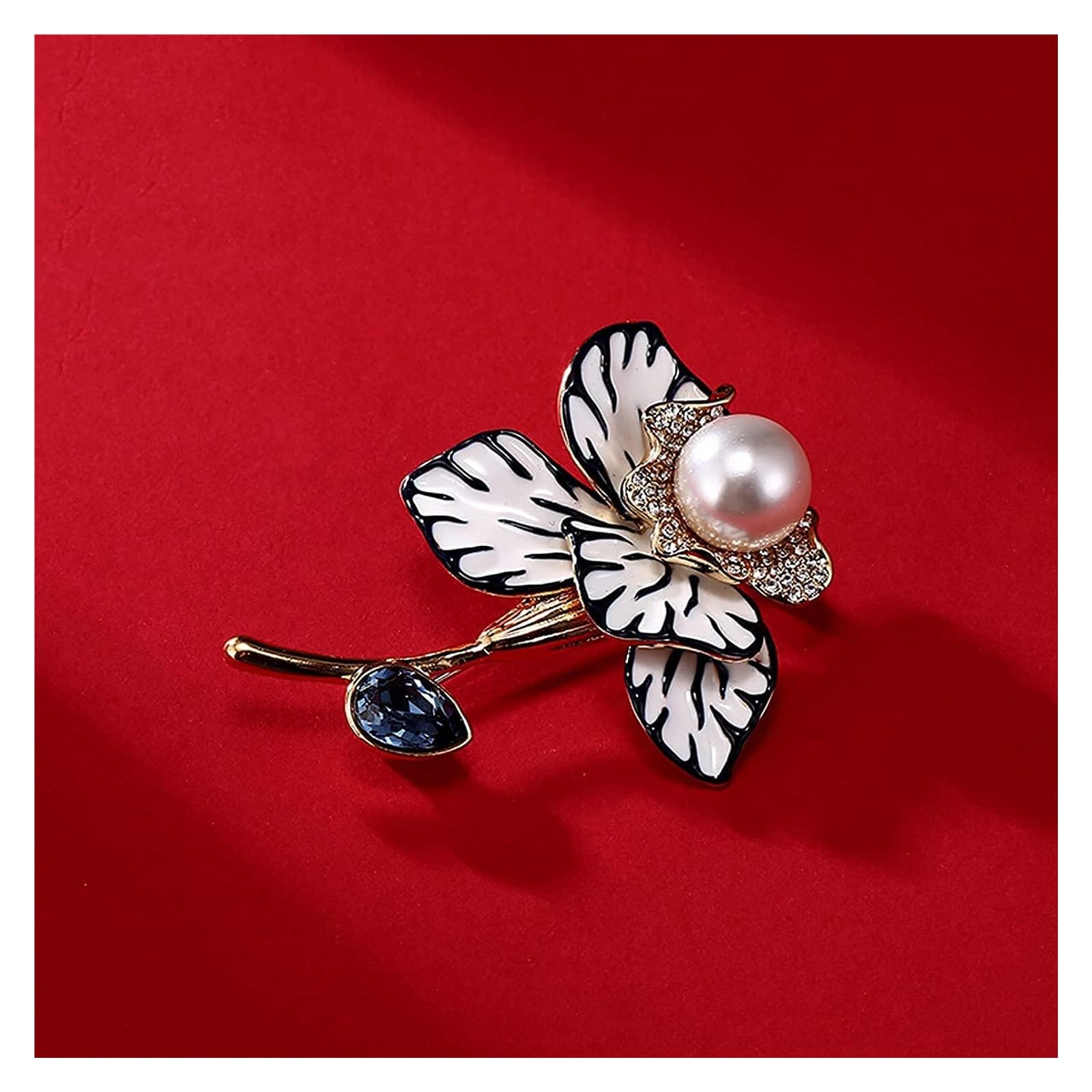 Broschen Brosche Damen Brosche Anstecknadel Damenmode Kristallbrosche Mantel Revers Schal Schal Anstecknadel for Party Hochzeit Bankett Anstecknadel for Frauen Broschennadeln